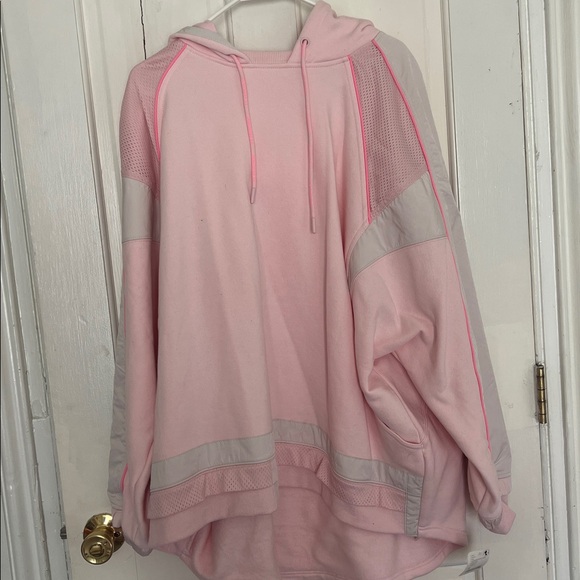 Free people racing stripes hoodie size medium oversized  NWT READ DESCRIPTION - Picture 6 of 10